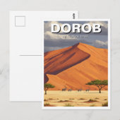Namibia Dorob National Park Reizen Briefkaart (Voorkant / Achterkant)