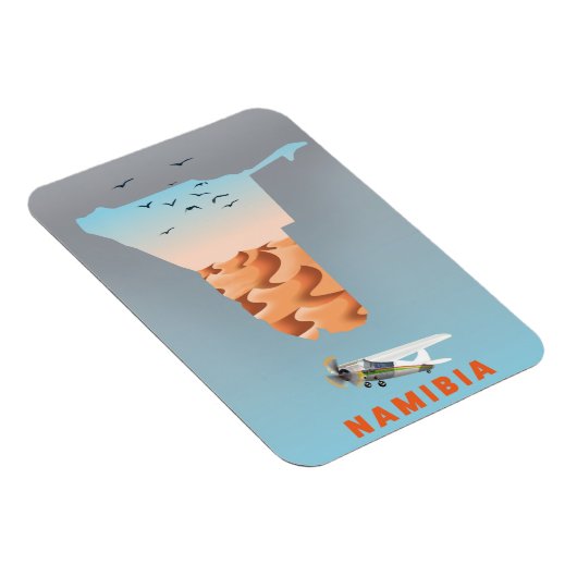 Namibia kaart magneet (Rechterzijde)