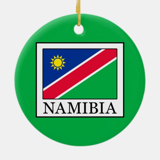 Namibia Keramisch Ornament (Achterkant)