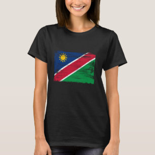 Namibia Pride Namibische vlag Afrikaanse wortels E T-shirt
