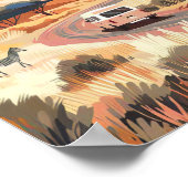 Namibia Print Safari Illustration Namibia Travel P (Hoek)