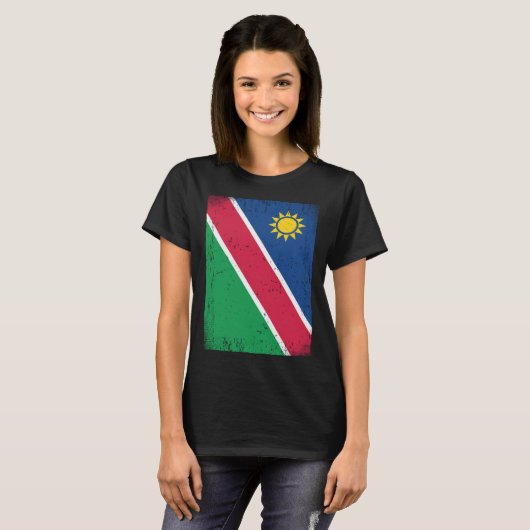 Namibian Flag Namibia T-shirt (Voorkant volledig)