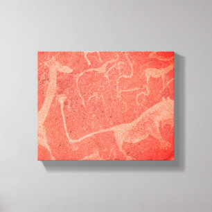 Namibië Africa Rock Art Painting Canvas Afdruk