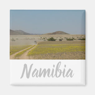 Namibië Afrika Landschap Namibische Woestijnweg 4x Magneet