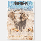Namibië Afrika Wildlife Safari Magneet (Voorkant)