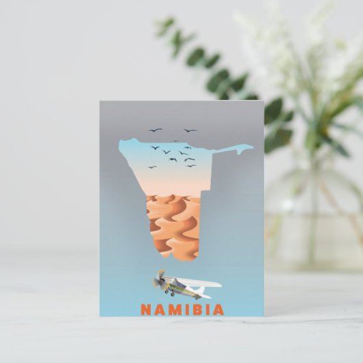 Namibië Briefkaart (Staand voorkant)