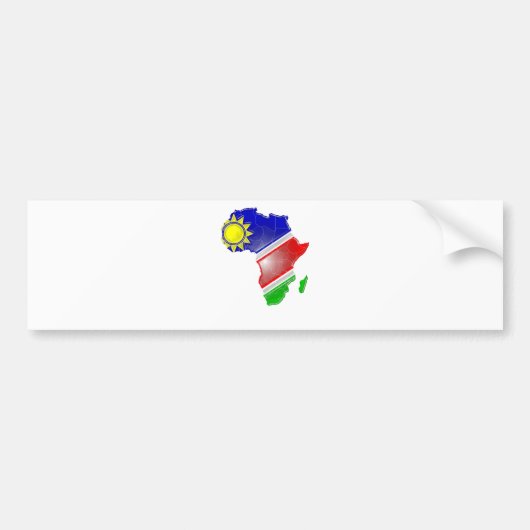 Namibië Bumpersticker (Voorkant)