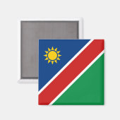 Namibië Flag Magnet Magneet (Voorkant / Achterkant)