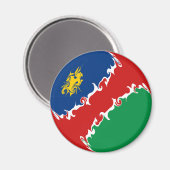 Namibië Gnarly vlag Magneet (Voorkant / Achterkant)