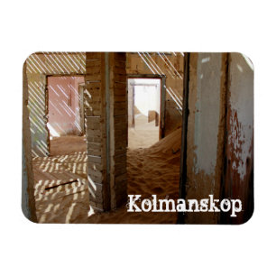 Namibië Kolmanskop House Dune Landscape Ghost Town Magneet