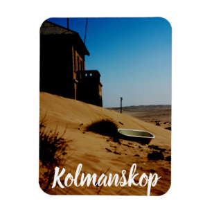 Namibië Kolmanskop House Dune Landscape Ghost Town Magneet