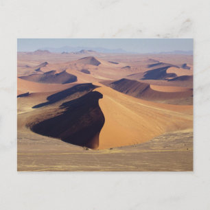 Namibië, Namib-Naukluft Park. uitzicht van de luch Briefkaart