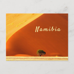 Namibië rode duinen van Sossusvlei foto met tekst Briefkaart
