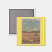 Namibie Savannah Bush Paysage naturel Magnet (Recto/Verso)