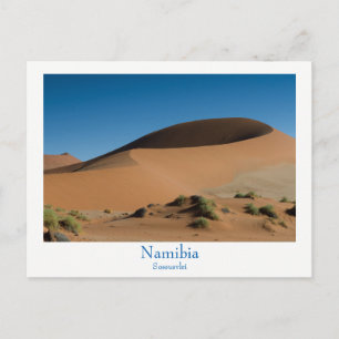 Namibië - Sossusvlei woestijn-briefkaart met tekst Briefkaart