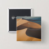 Namibië, Soussevlei, Great Red Sand Dunes Vierkante Button 5,1 Cm (Voorkant /achterkant)