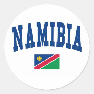Namibië Stijl Ronde Sticker
