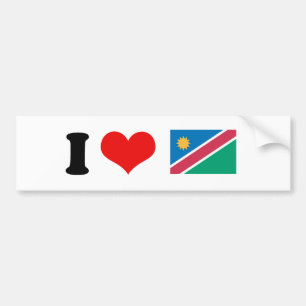 Namibië vlag bumpersticker