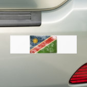 Namibië vlag bumpersticker (Op auto)