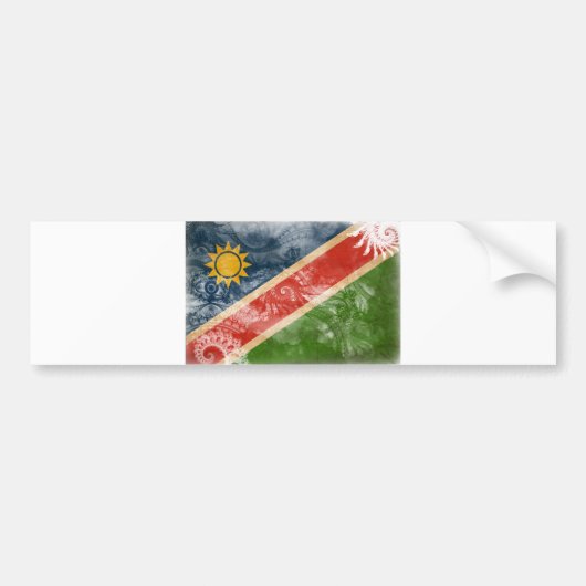 Namibië vlag bumpersticker (Voorkant)