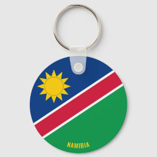 Namibië vlag Charming Patriottic Sleutelhanger
