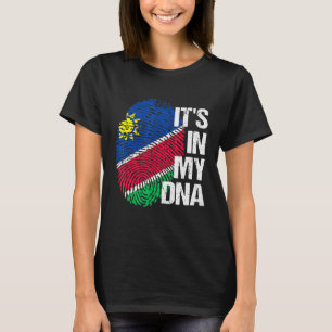 Namibië vlag Dna Roots Heritage Pride Home Vacatio T-shirt