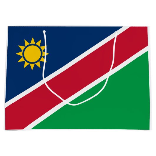 Namibië vlag groot cadeauzakje (Voorkant)