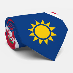 Namibië vlag Namibië Stropdas
