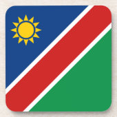 Namibië Vlag Onderzetter (Voorkant)