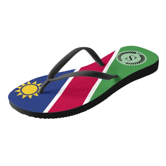 Namibië vlag teenslippers (Schuin)