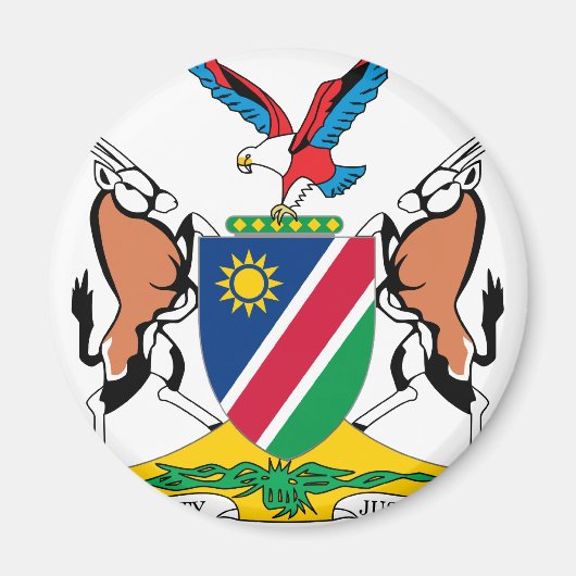 Namibië wapenschild magneet (Voorkant)