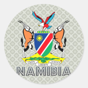Namibië wapenstilstand ronde sticker