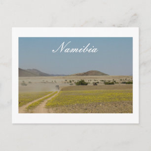 Namibië Wilderness Road Landscape Natuur Briefkaart