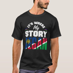 Namibische Namibië Namibische Vlag Het is waar mij T-shirt