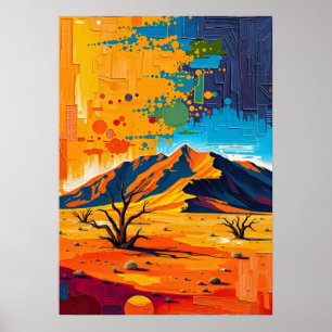 Namibwoestijn – Tijdloze duinen van goud Poster