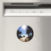 namiddag in het strand van Hermosa Magneet (Insitu (Vaatwasser))