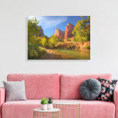 namiddag in Zion National Park Canvas Afdruk (Insitu (Woonkamer))