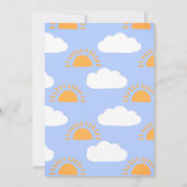 Namkaran Naming Ceremony Gouden Elementen Kaart (Achterkant)