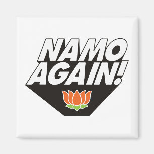 Namo Opnieuw Modiji 2019 Narendra Modi BJP Lotus T Magneet