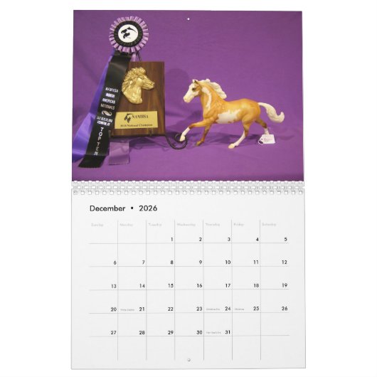 NAN 2018 Breyer Collectability Champions Calendar Kalender (Dec 2026)