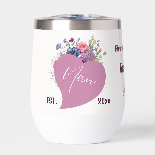 Nan Est 20xx Waterverf Wildbloemen Hart