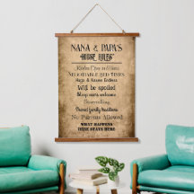 Nan & Papa House Rules