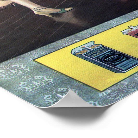 Nan Yang Brothers Cigaretes Ballroom Danser Ad Poster (Hoek)