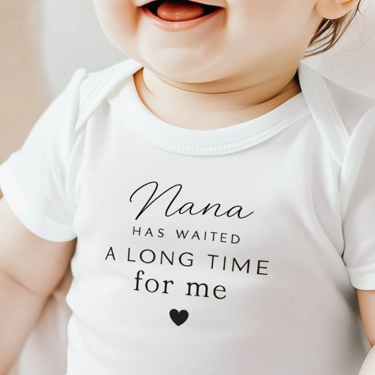 Nana a attendu Body bébé Cadeau