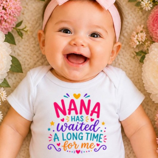 Nana a attendu Body bébé coloré