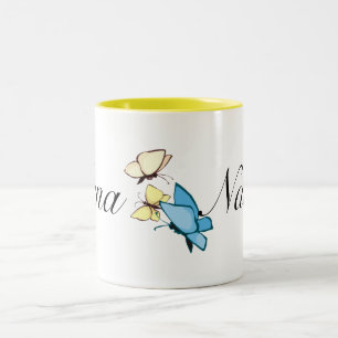 Nana avec papillons T- Mug