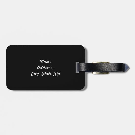 Nana. Bagagelabel (Achterkant horizontaal)