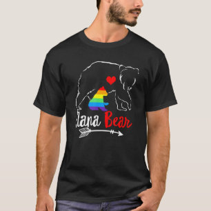Nana Beer Trots Moeder Oma Ally LGBTQ Regenboog FL T-shirt