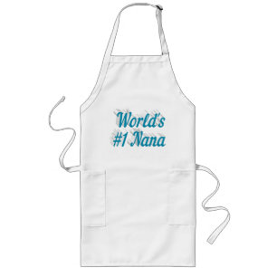 Nana bleu ciel texte long tablier