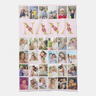 Nana Bloemrijke Letters 30 Verticale Fotocollage R Theedoek
